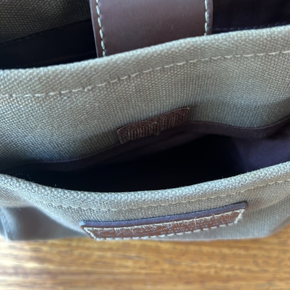 Fossil N 054 The Original Premium Bag Canvas & Leather - Picture 12 of 12